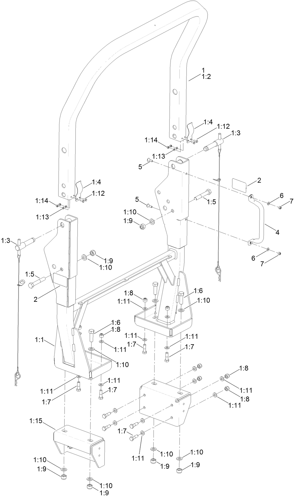 Roll-Over Protection System Assembly