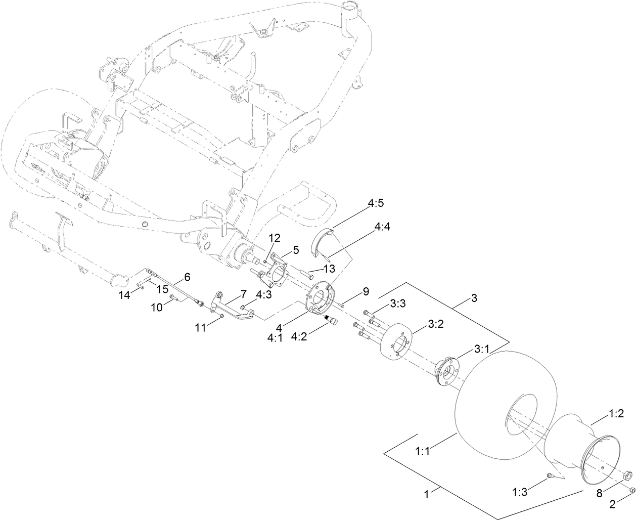 Front Wheel and Brake Assembly