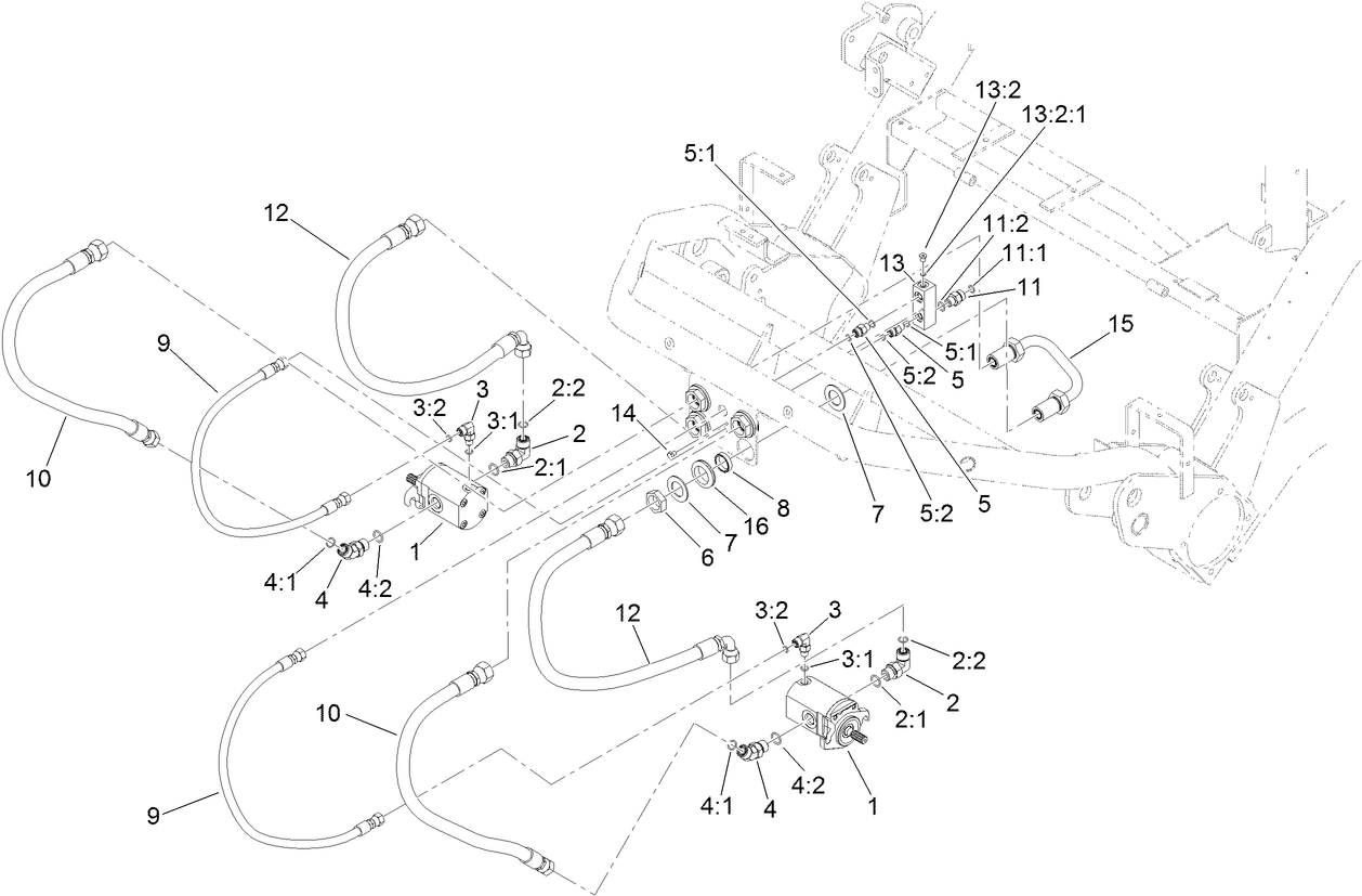 Front Reel Motors Assembly