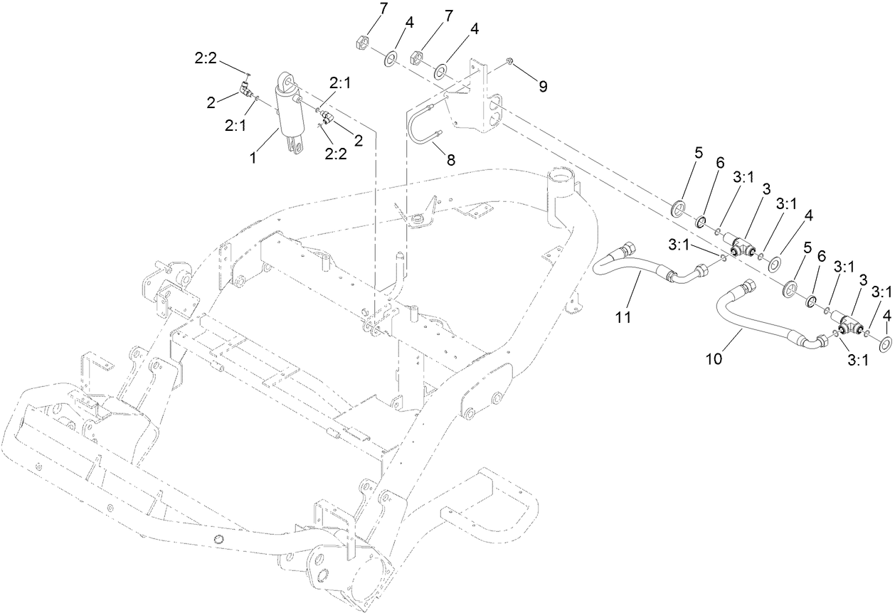 Center Lift Cylinder Assembly