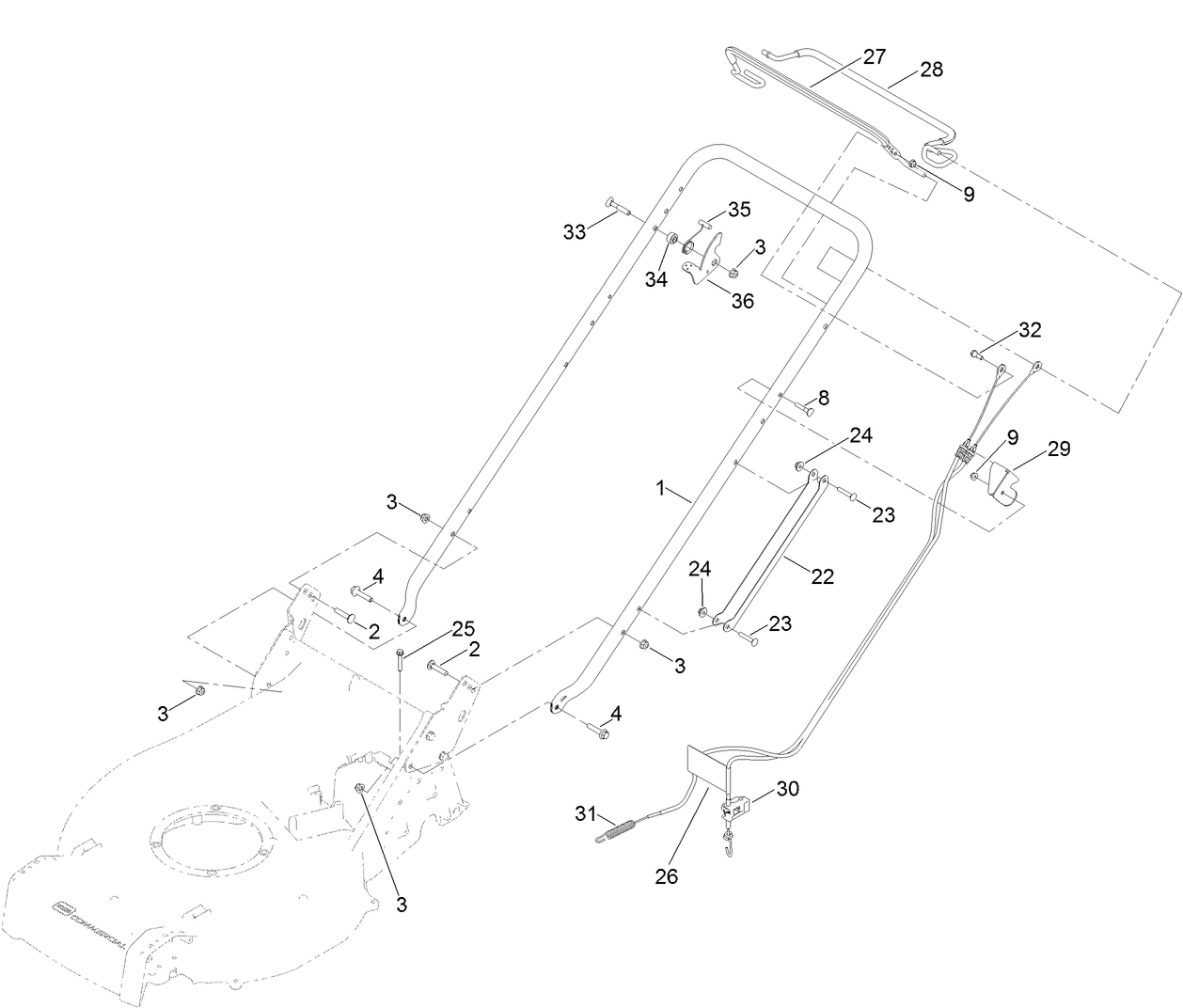 Handle and Control Assembly