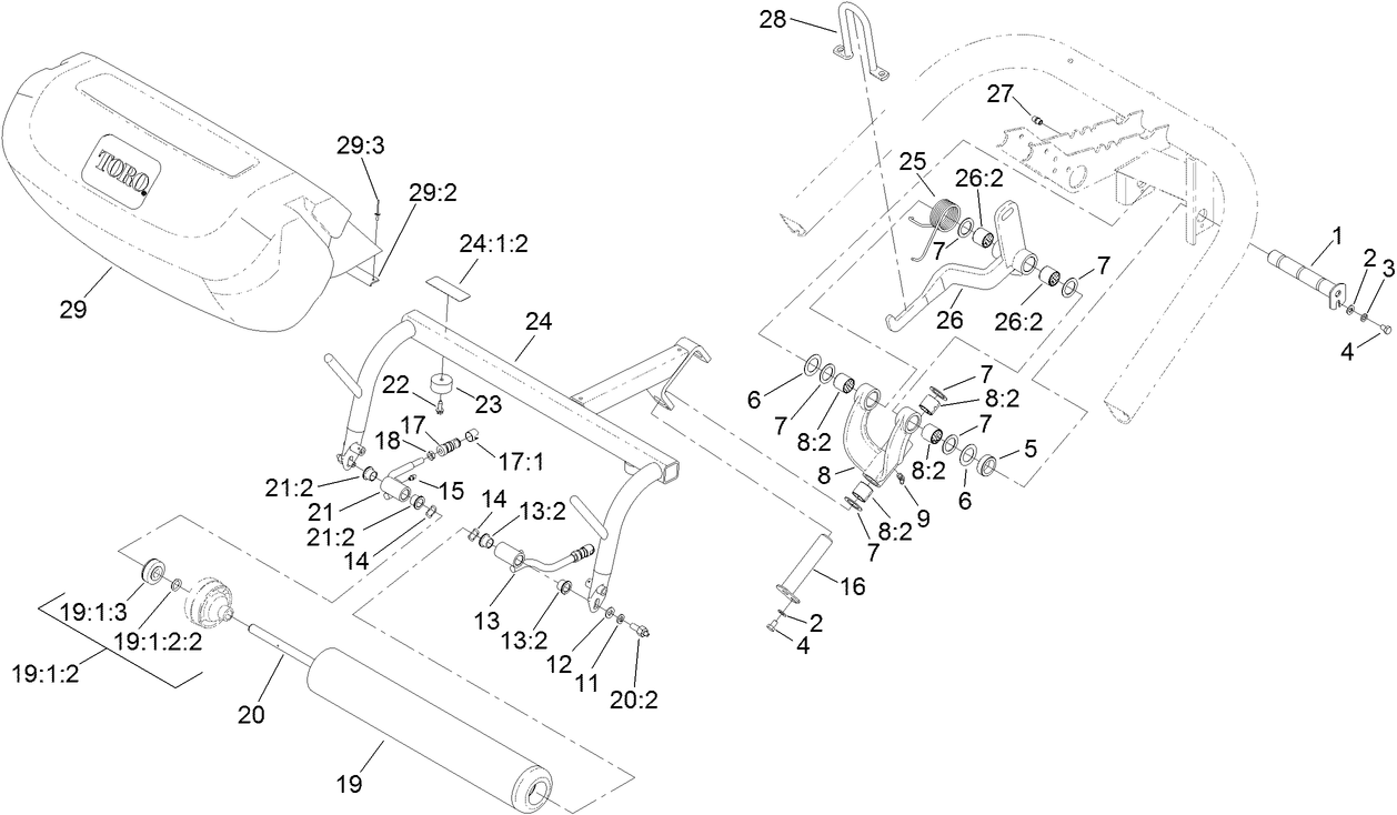 Center Pull Frame Assembly
