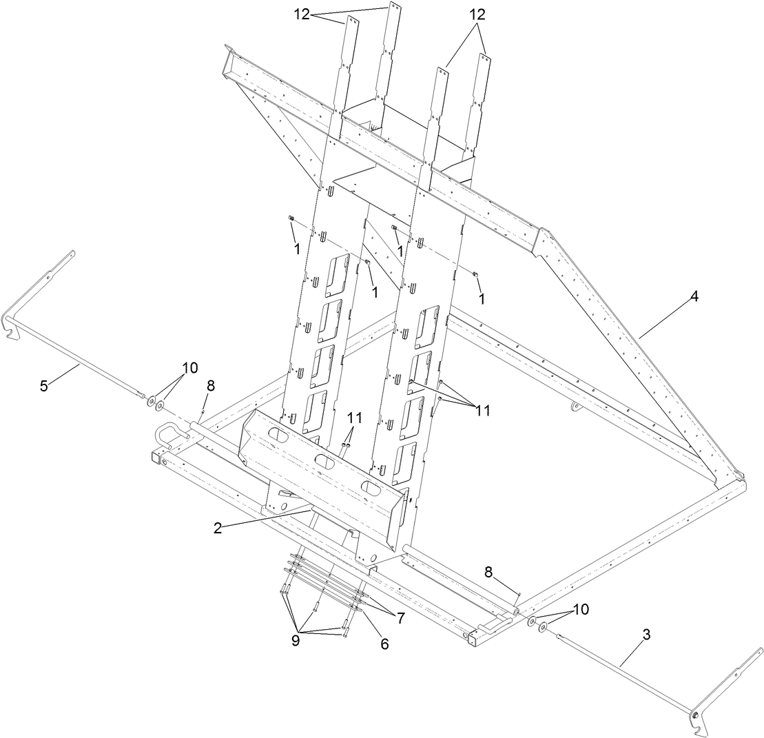 Hopper Frame Assembly No. 120-6150