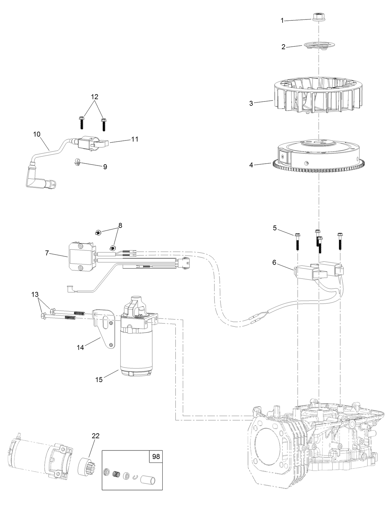 Ignition and Electrical Assembly