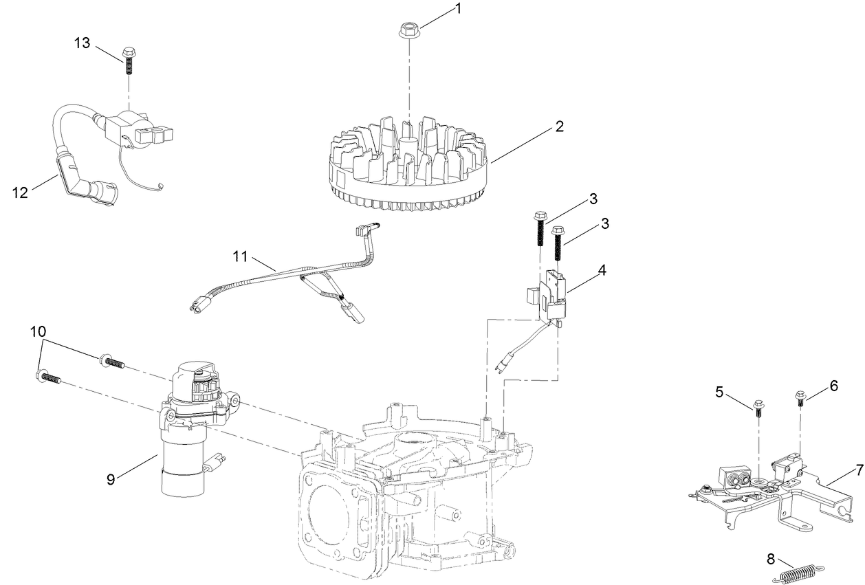 Ignition and Electrical Assembly