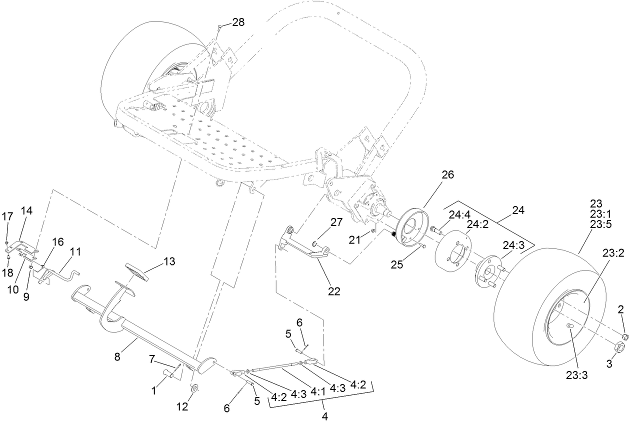 Front Wheel and Brake Assembly