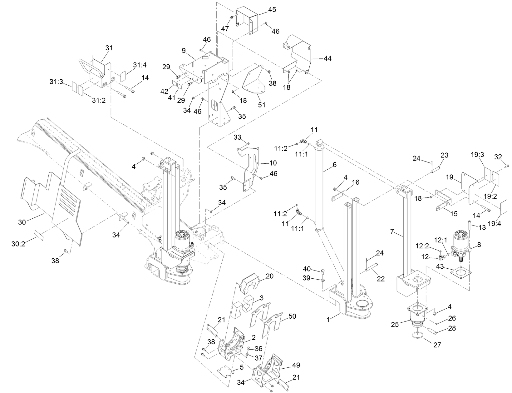 Thrust Frame Assembly