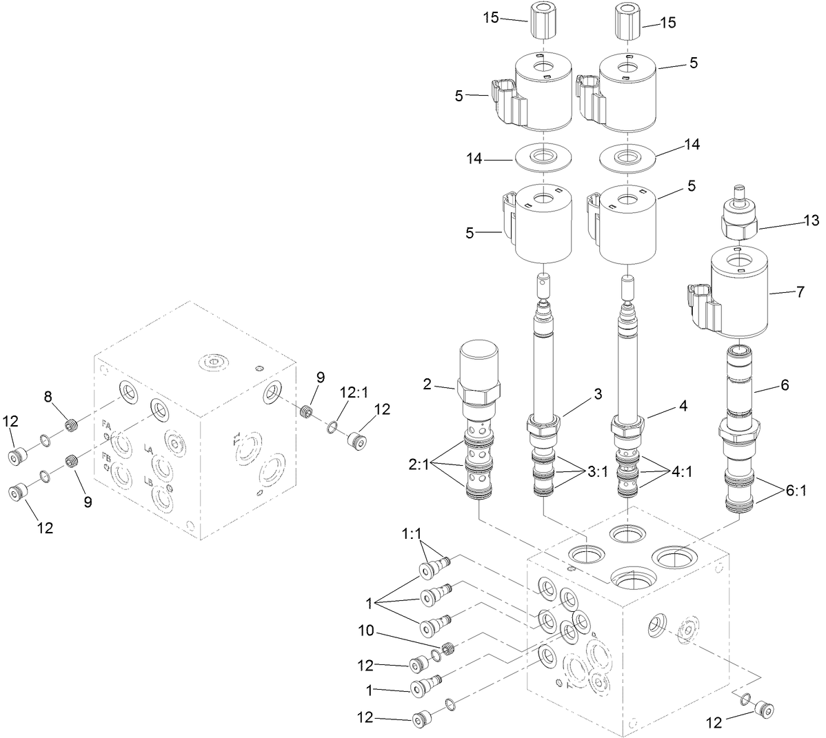 Hydraulic Block Assembly No. 137-8240