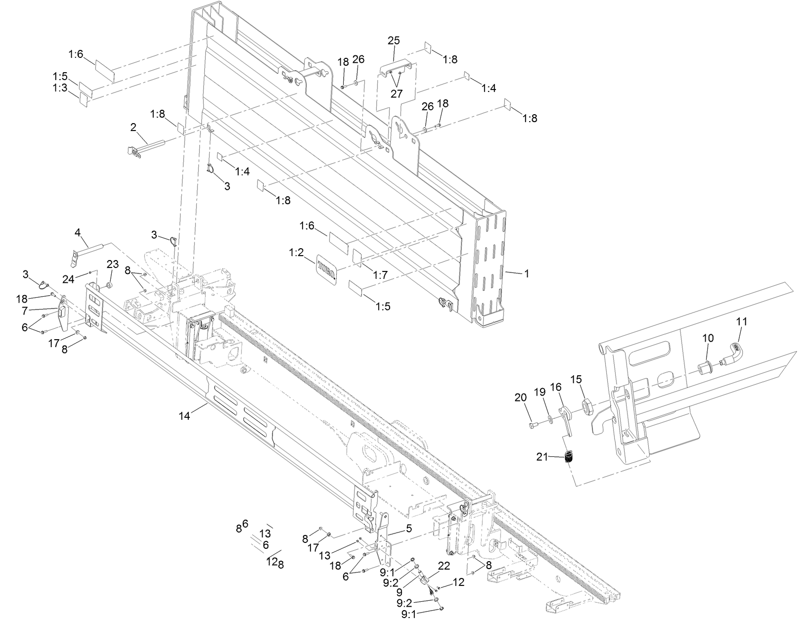 Side Rod Load Assembly