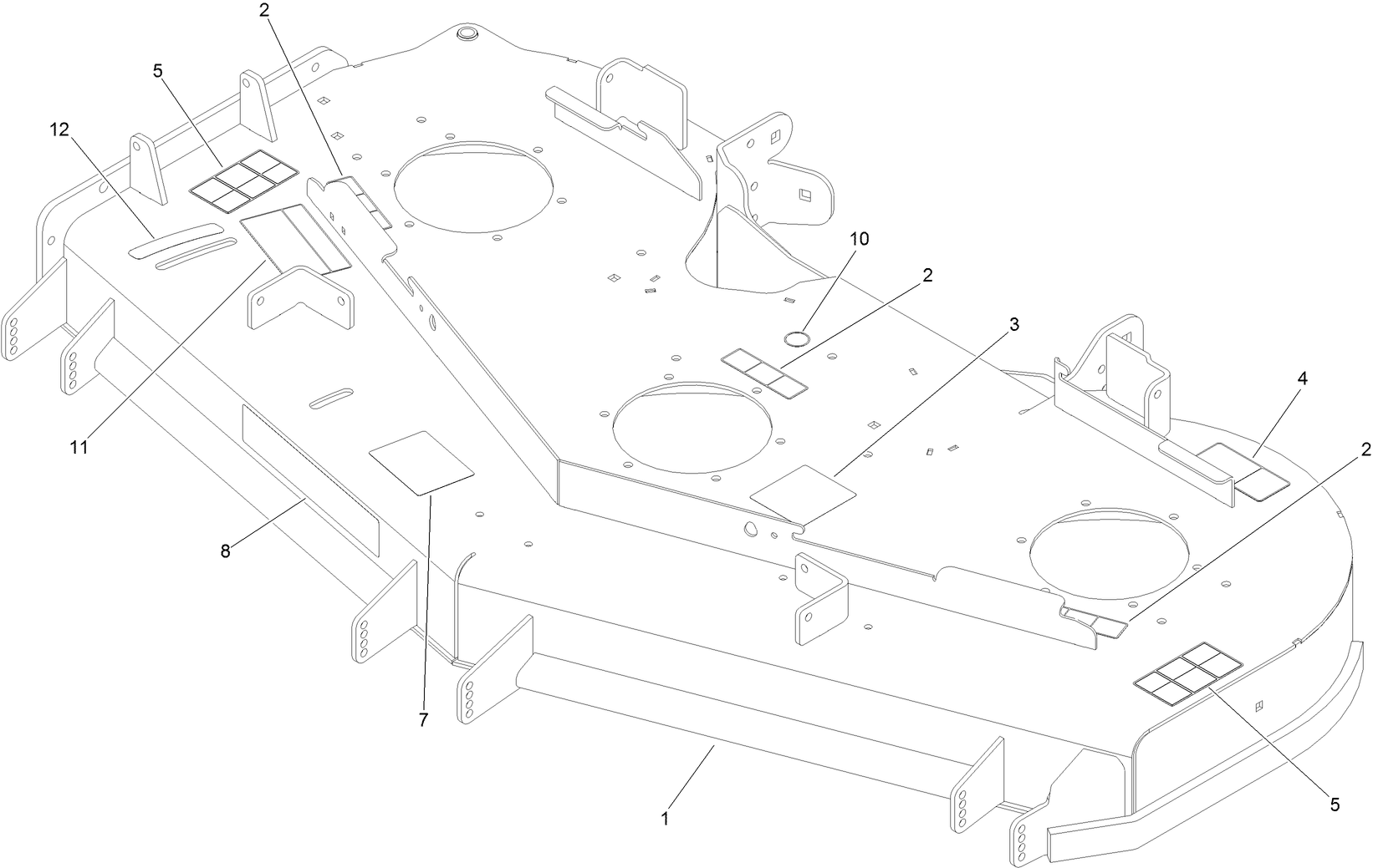Deck Decal Assembly No. 136-8639