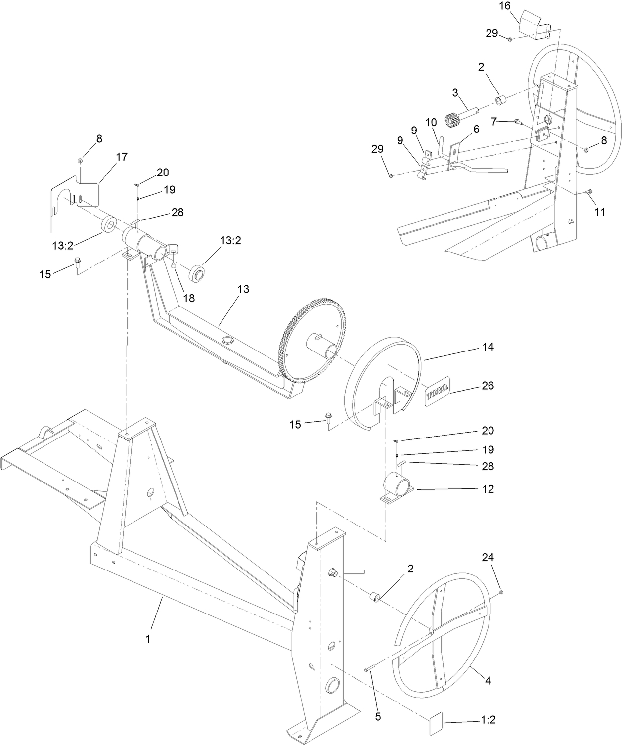 Frame and Yoke Assembly