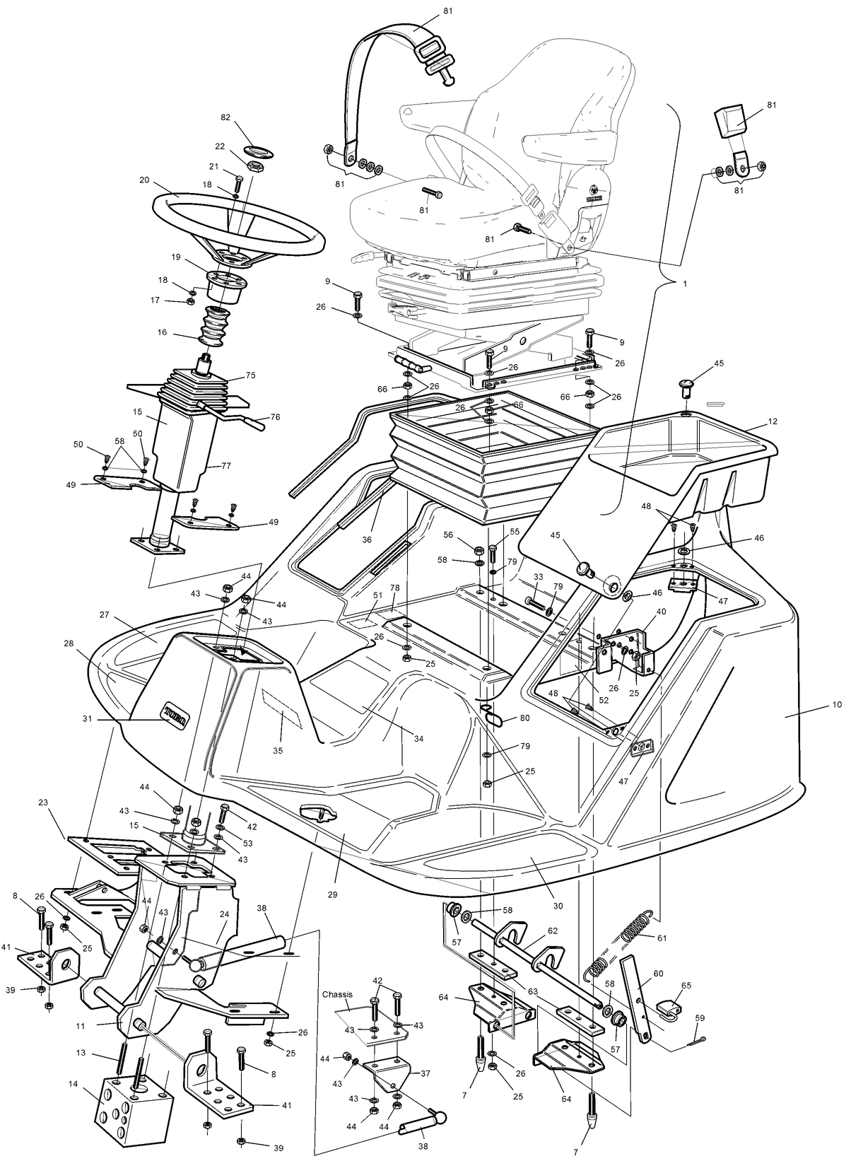 Operator Seat Assembly