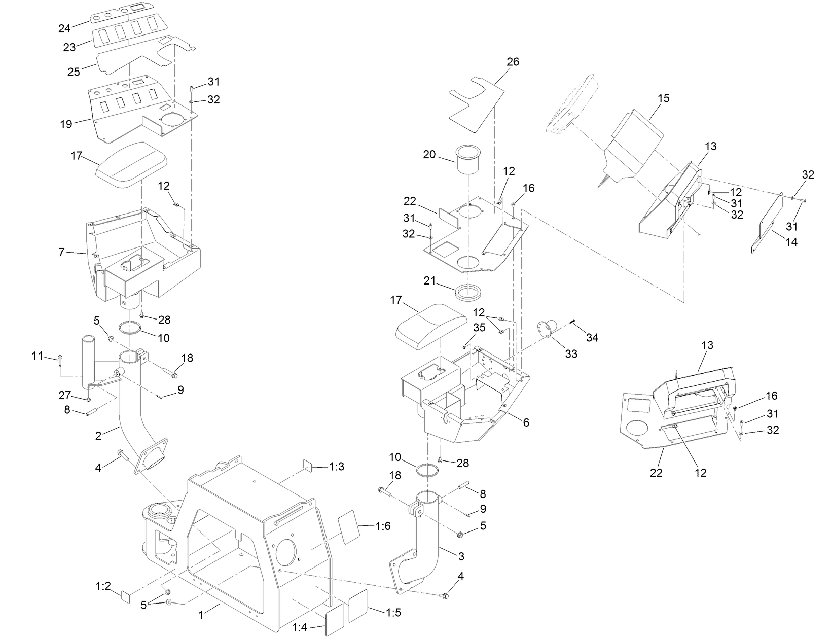 Operator Platform Assembly