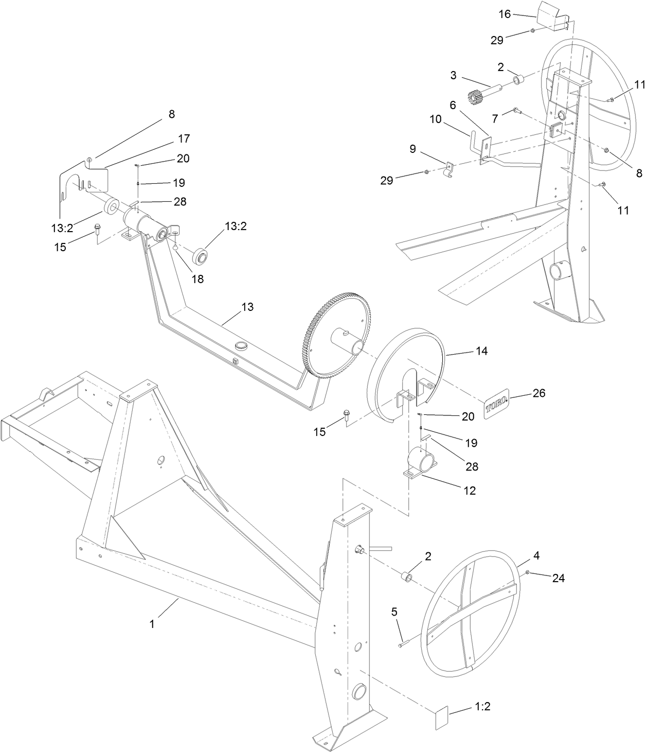 Frame and Yoke Assembly