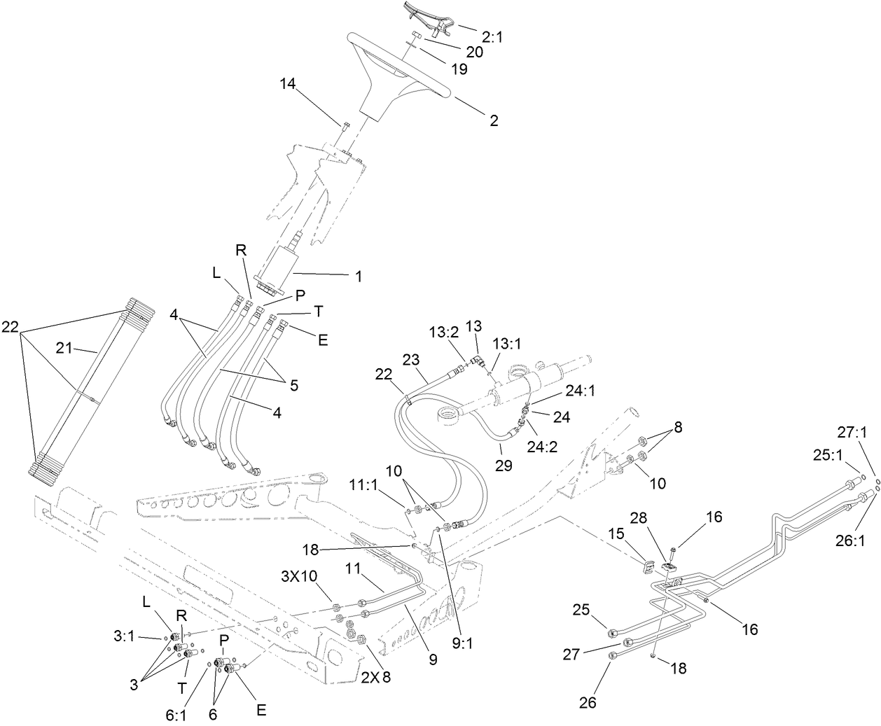 Steering Hydraulic Assembly
