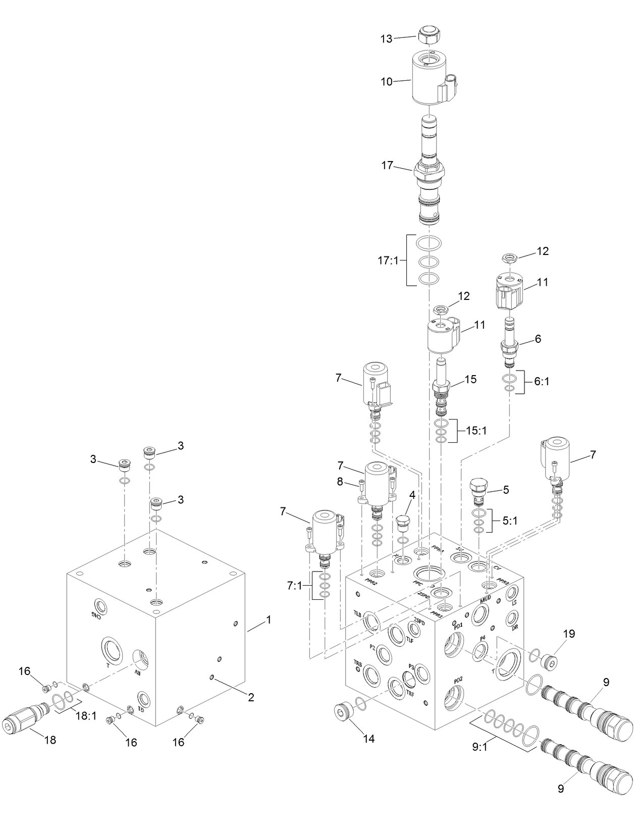 Traction Manifold Assembly No. 133-5950