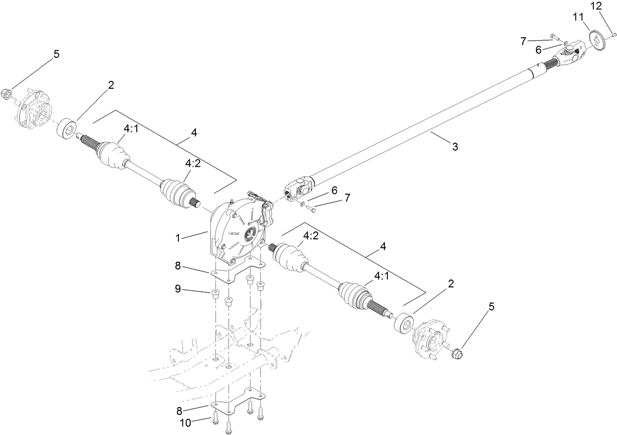 4 Wheel Drive Assembly