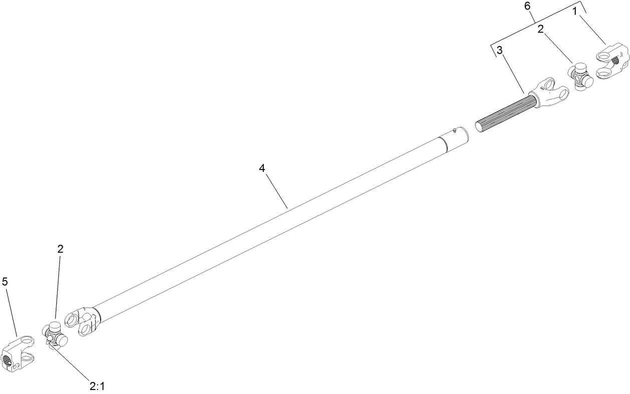 Drive Shaft Assembly No. 136-6327