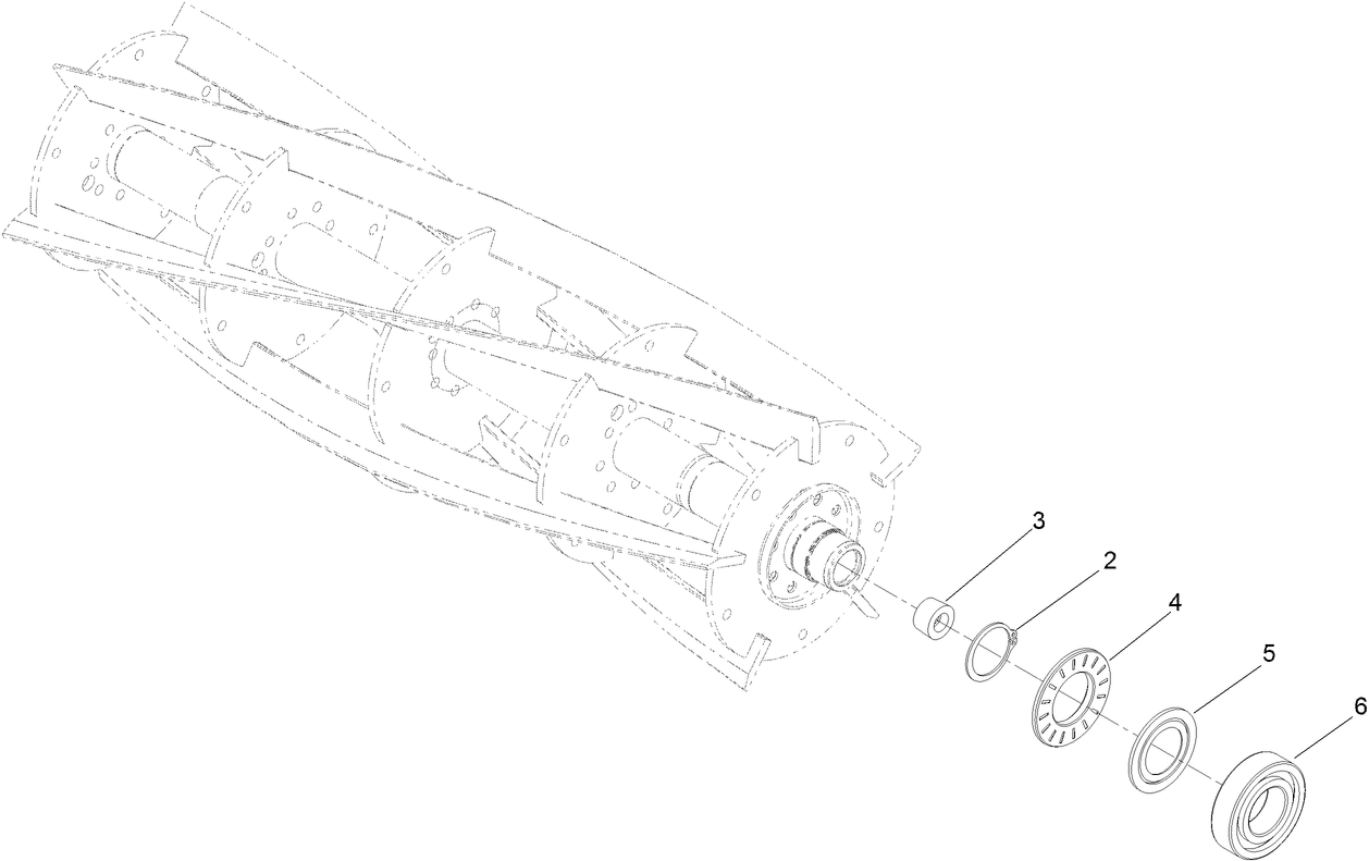 Optional 7in EDGESERIES + 22In Fairway, 5 Blade Radial Reel Assembly No. 137-8444
