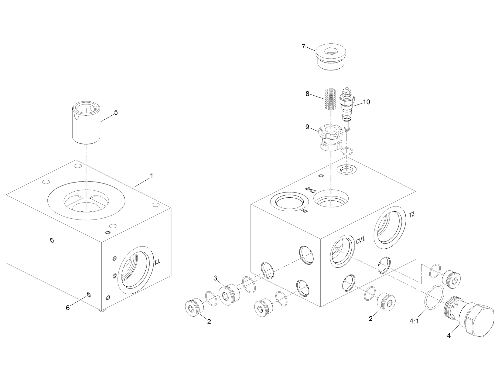 Return Manifold Assembly No. 133-5957