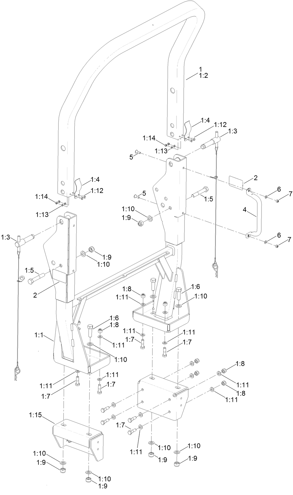 Roll-Over Protection System Assembly