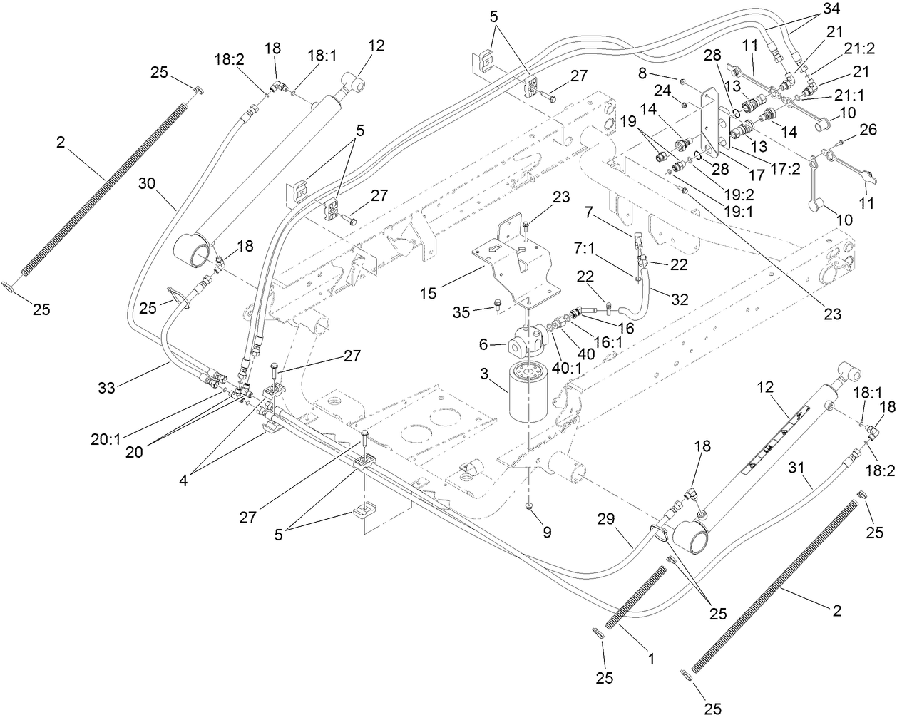 Hydraulic Lift Cylinder Assembly