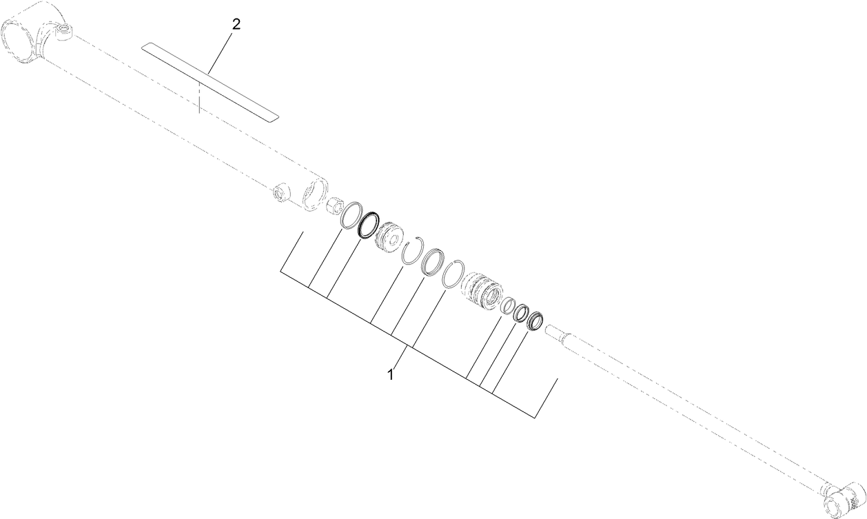 Hydraulic Cylinder Assembly No. 133-0620