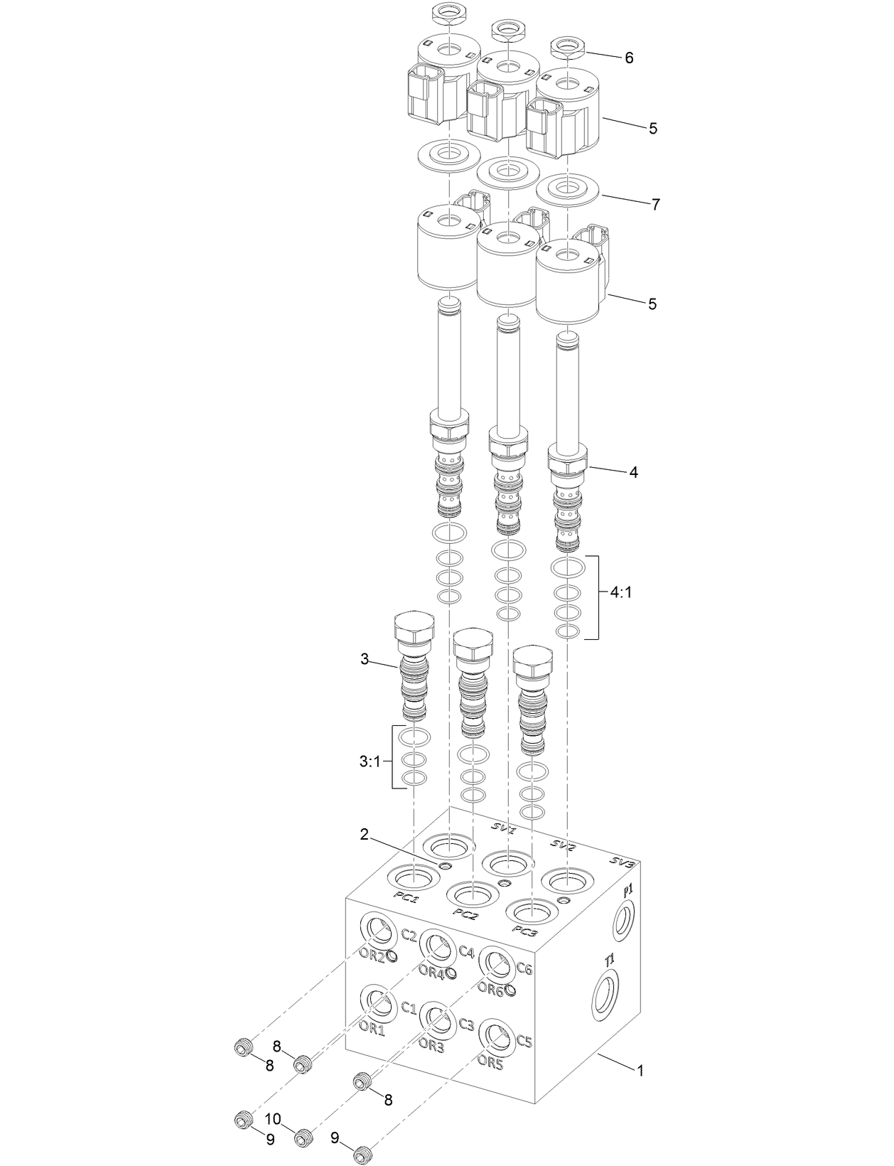 Setup Manifold Assembly No. 133-5955