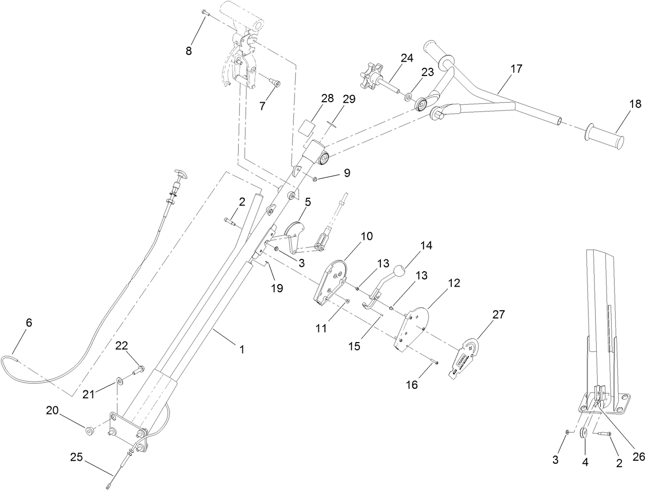 Pro-Pitch Handle Assembly No. 125-6200