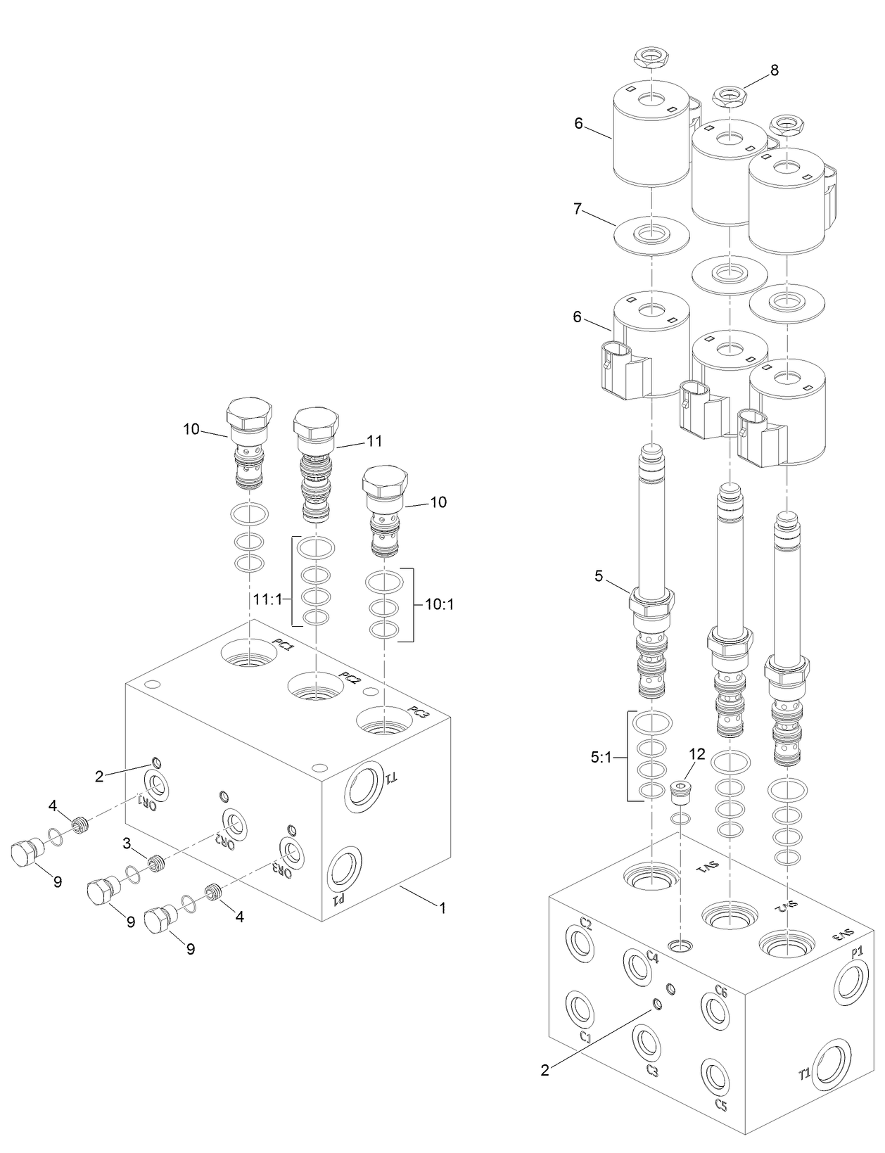 Wrench Manifold Assembly No. 133-5952