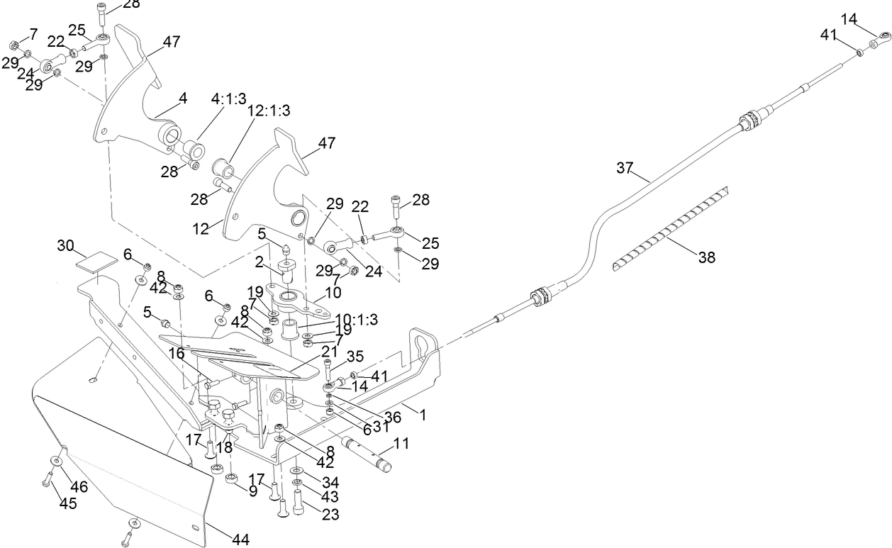 Pedal Control Assembly
