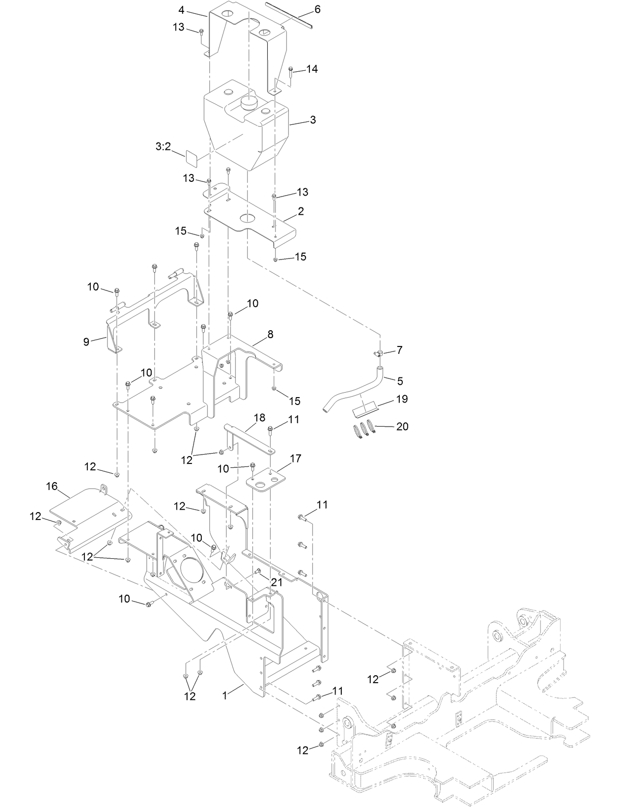Mud Pump Support Assembly