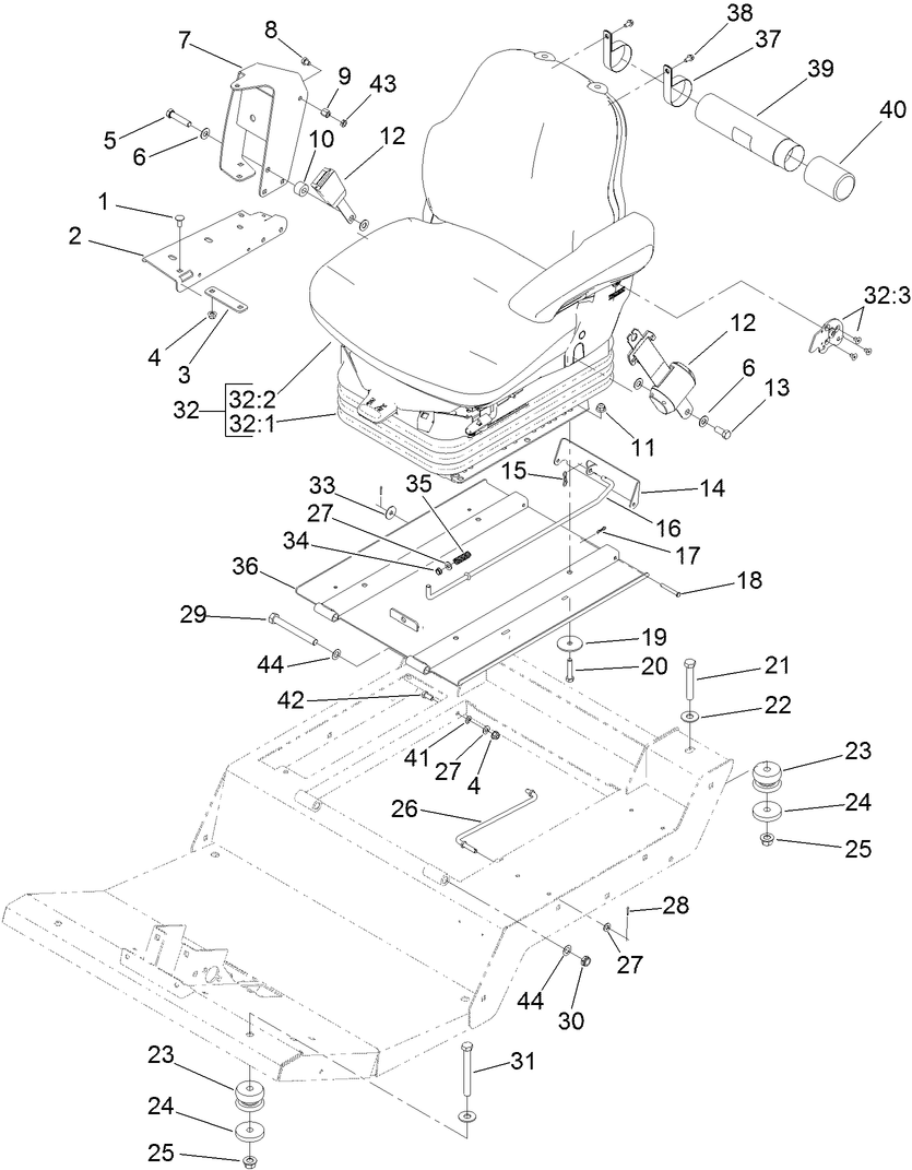 Seat Base and Seat Assembly