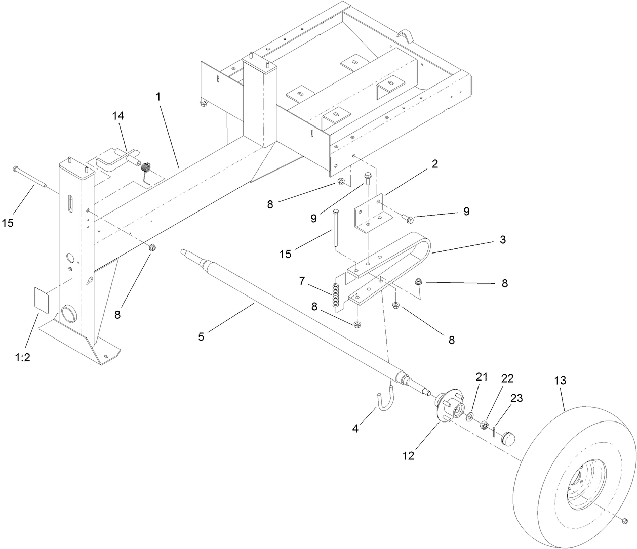 Frame and Axle Assembly