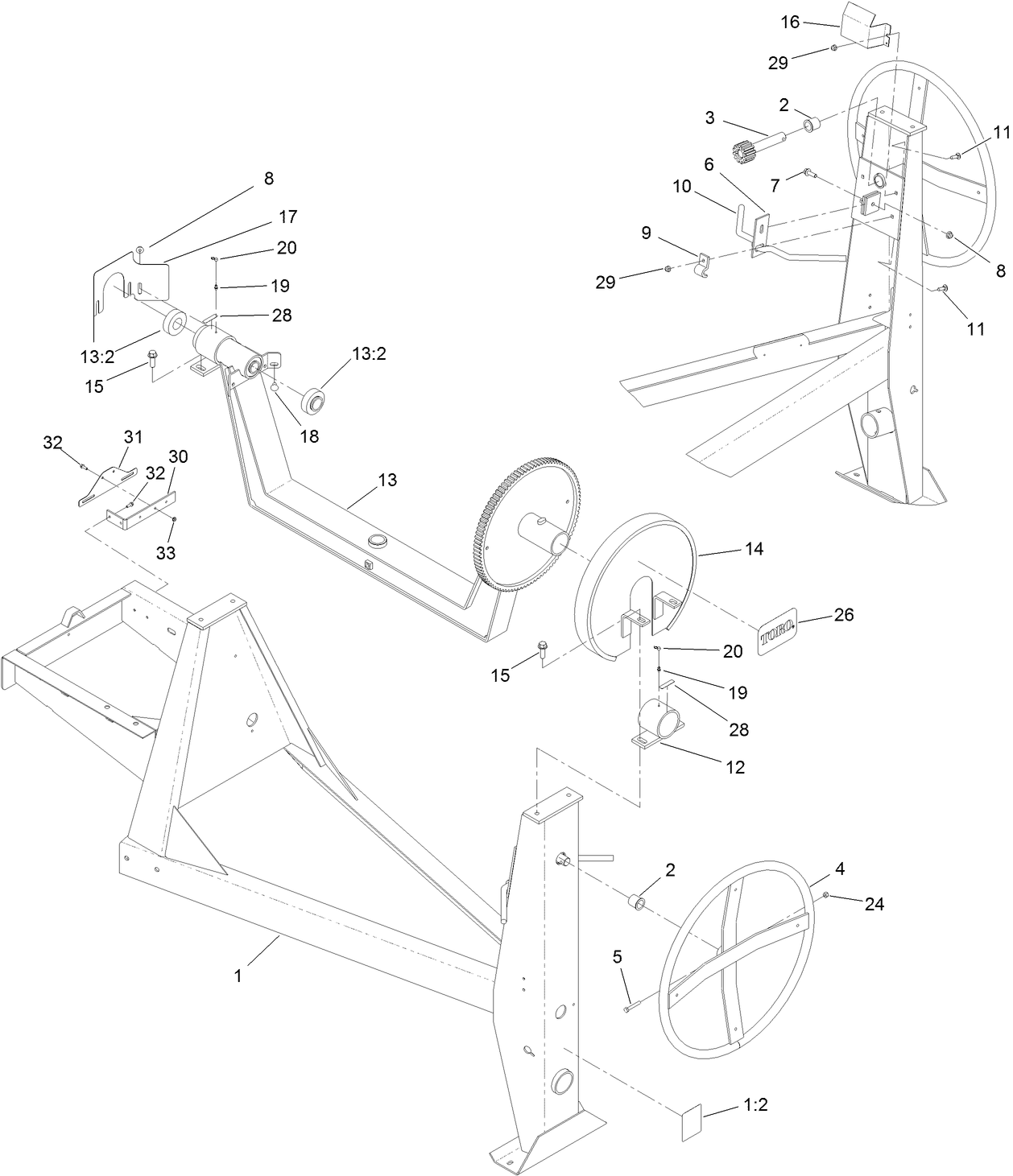 Frame and Yoke Assembly