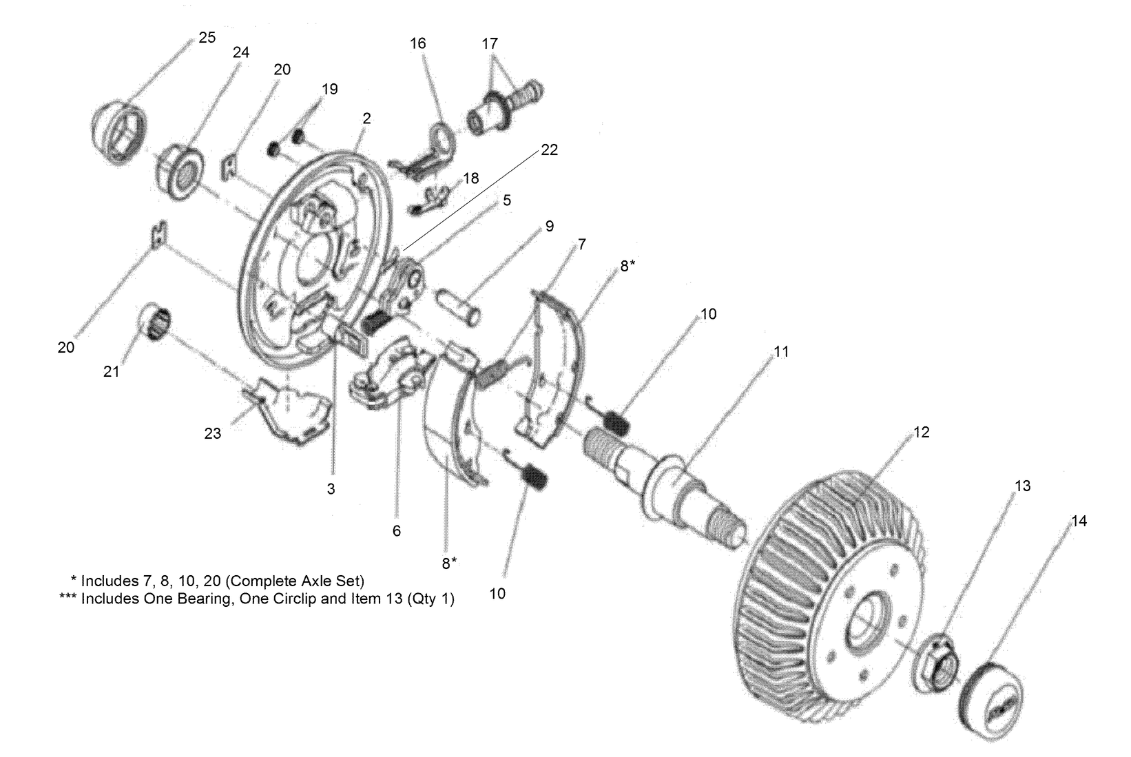 Axle Assembly No. 111-9901