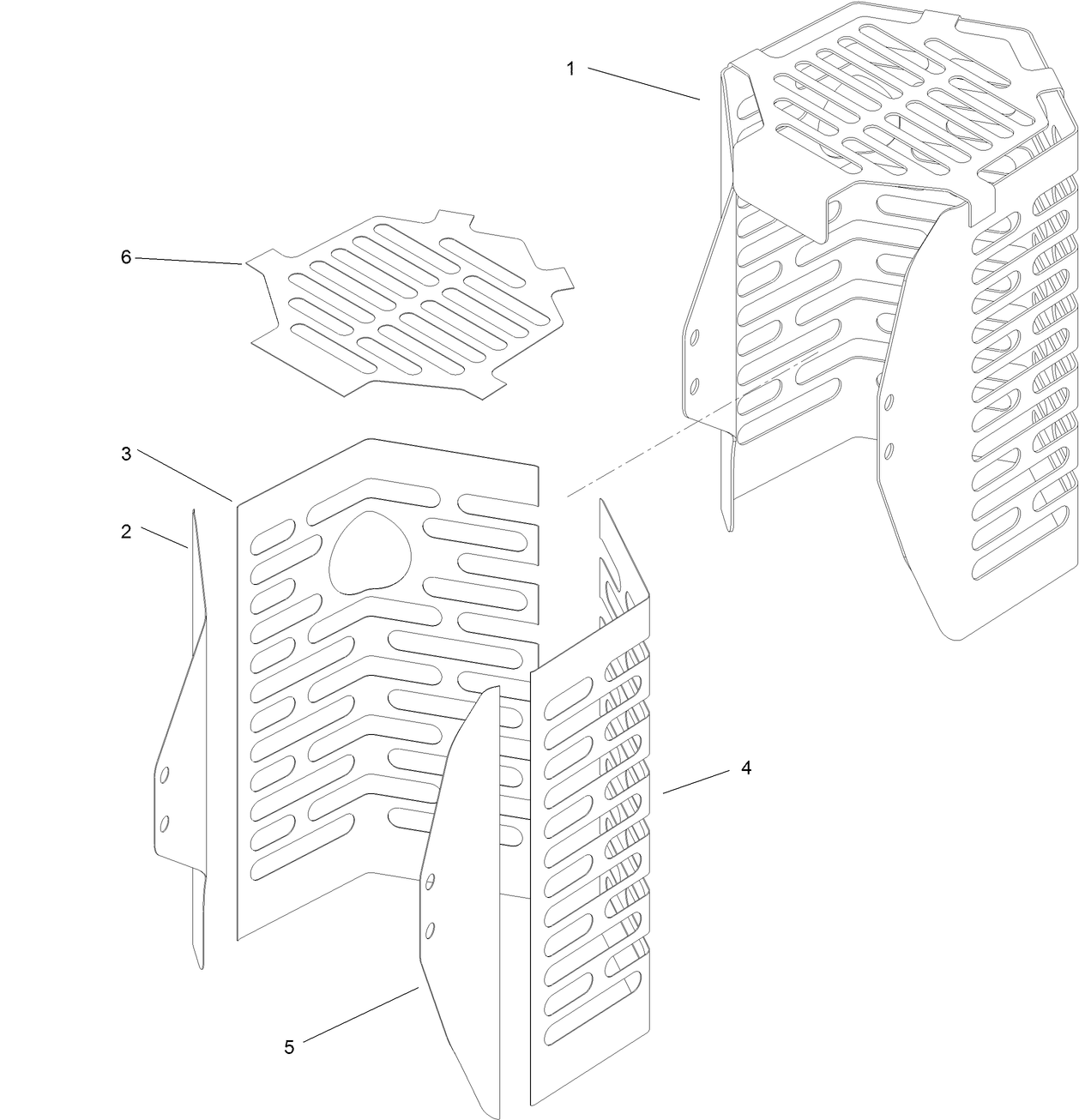 Muffler Shield Assembly No. 120-3238