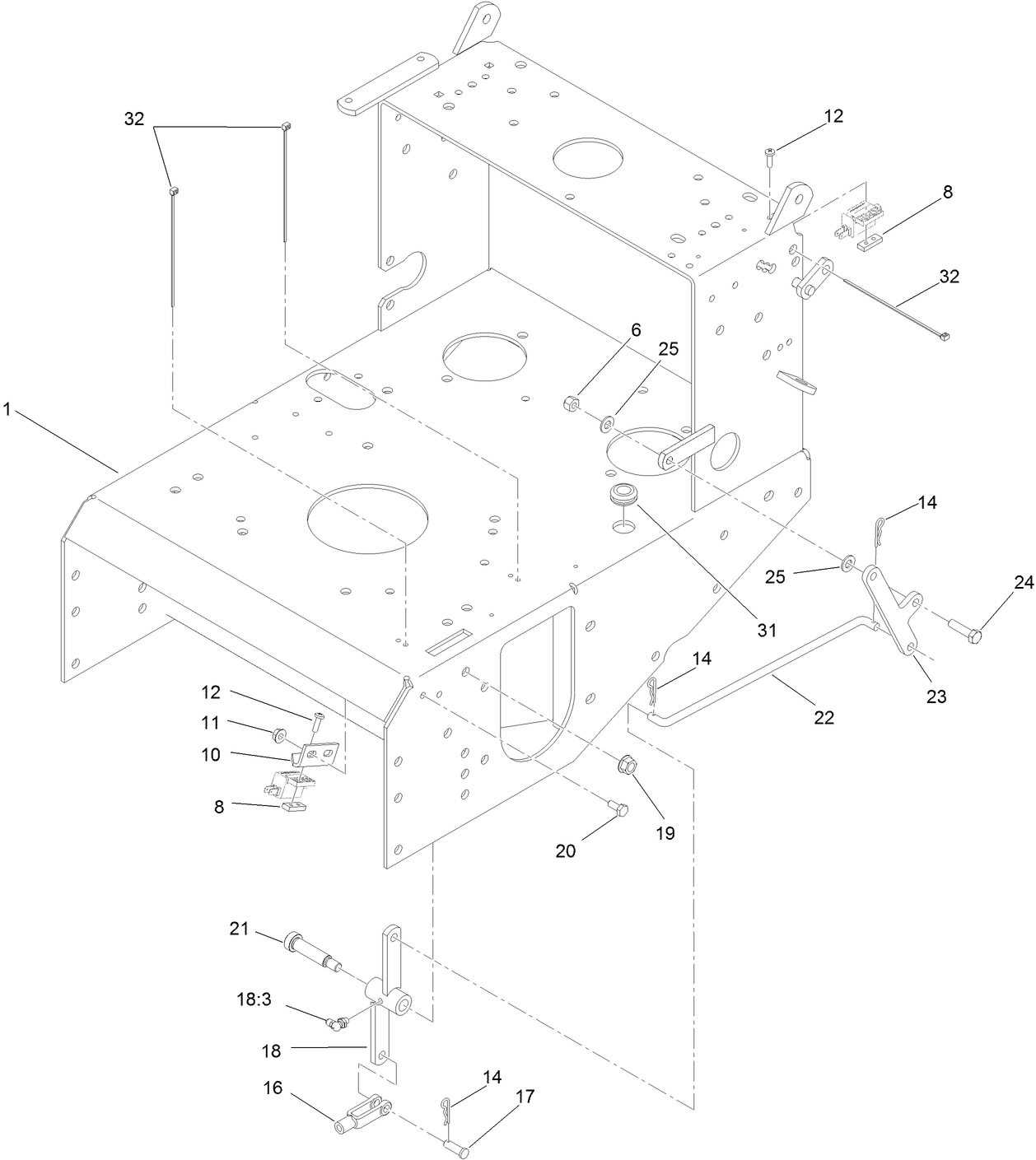 Frame and Linkage Assembly