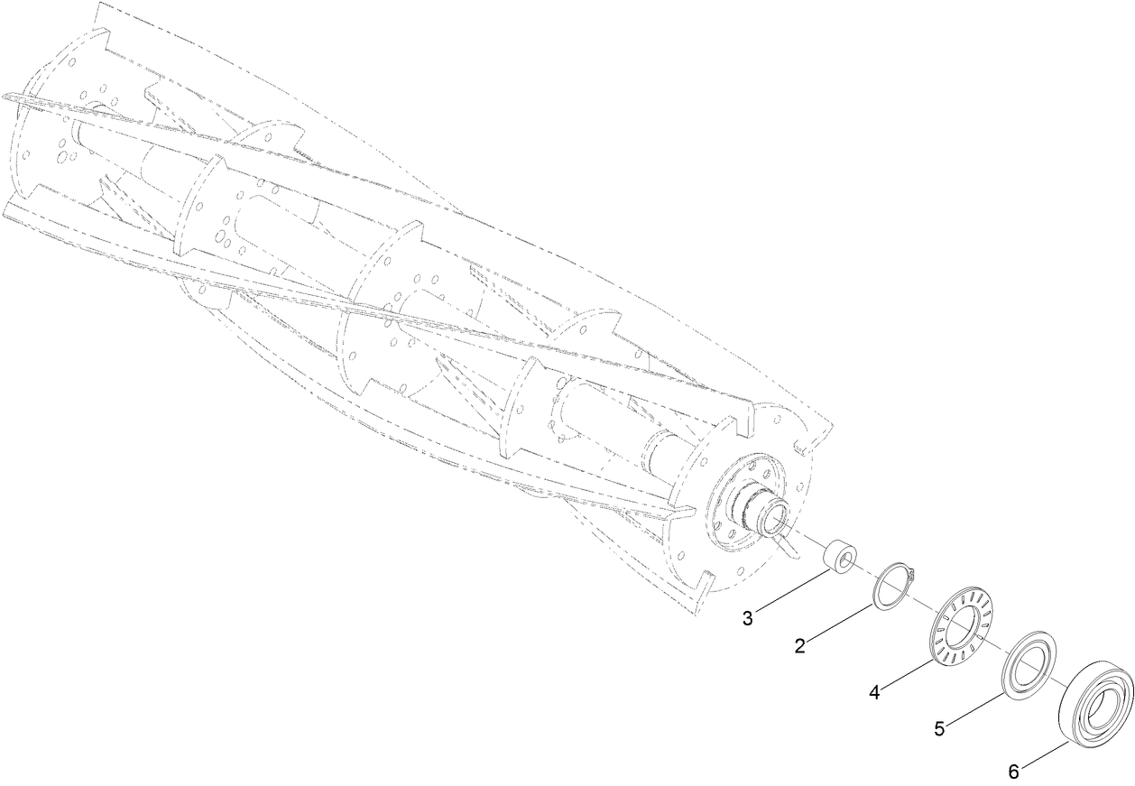Optional 7IN EDGESERIES + 27In Fairway, 5 Blade, Low Drag, Radial Reel Assembly No. 137-8469