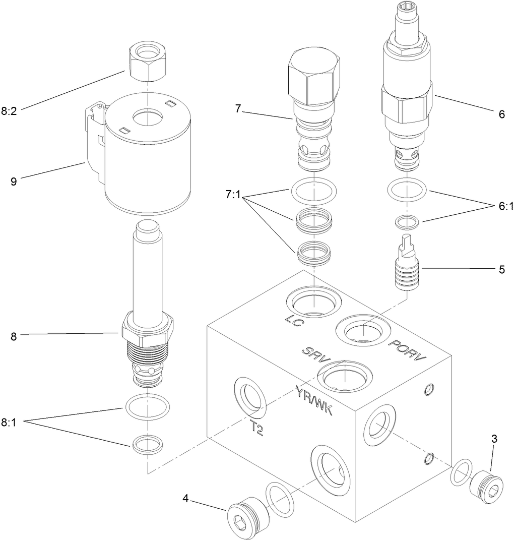 Cutter Wheel Valve Assembly No. 119-4586