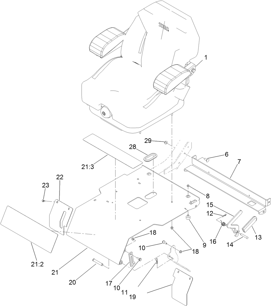 Seat and Seat Plate Assembly