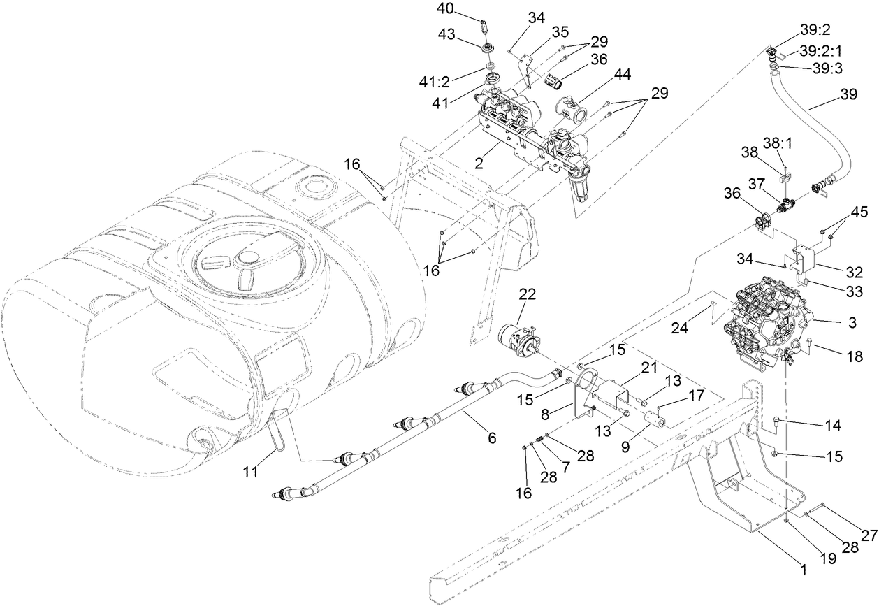 Spray Pump and Valve Assembly