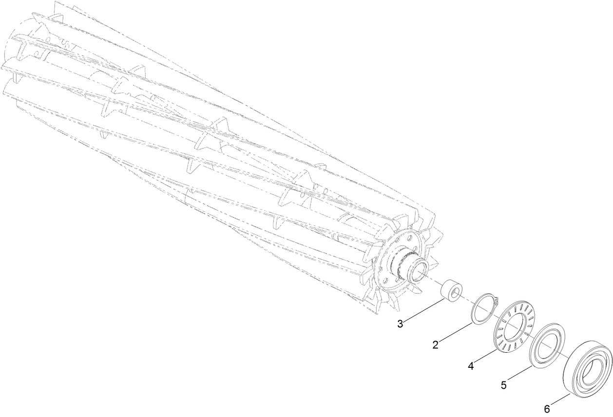 Optional EdgeSeries + 22in Fairway, 11 Blade, Low Drag, Forward Swept Reel Assembly No. 137-8427