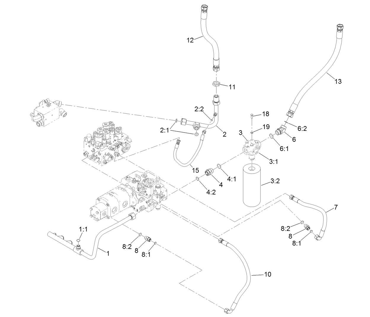 Hydraulic Filter Manifold Assembly