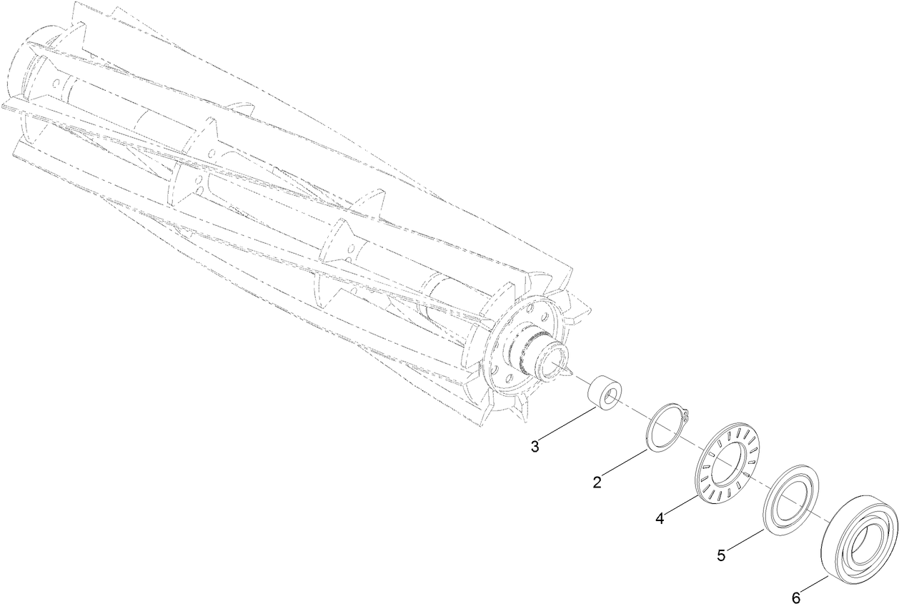 5in EdgeSeries+ 18in Fairway, 8 Blade, Low Drag, Radial Reel Assembly No. 137-8406