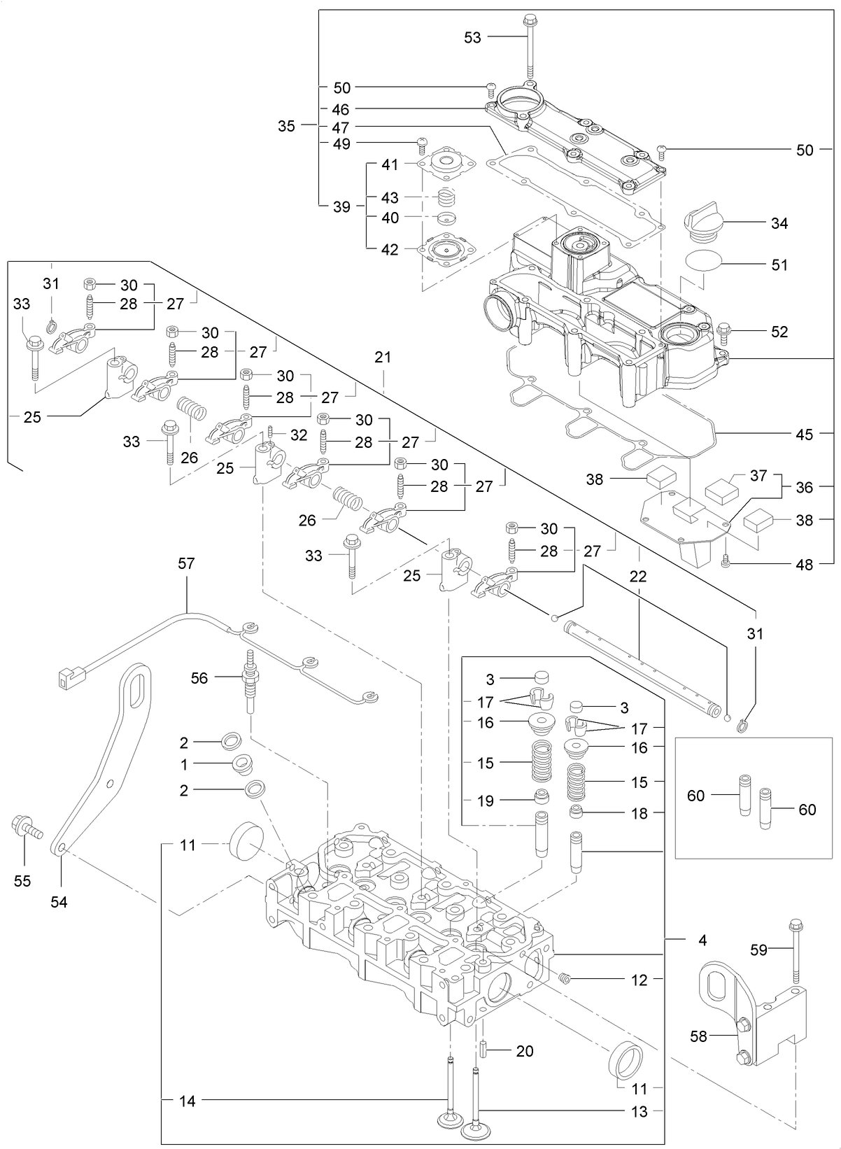 Cylinder Head and Cover Assembly