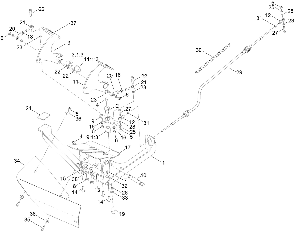 Control Pedal Assembly