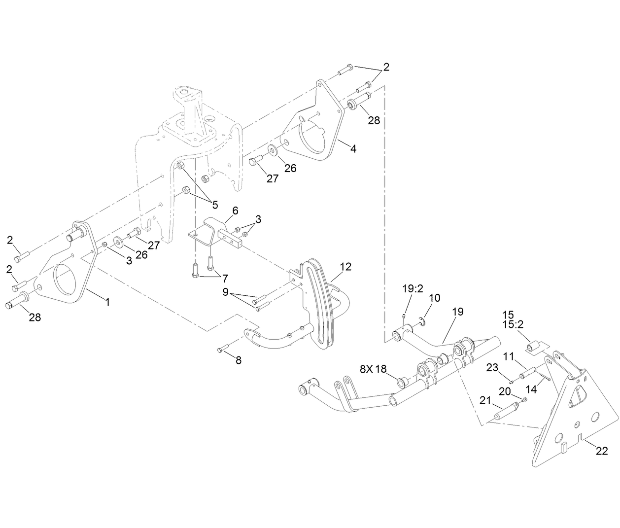 Front Lift Frame Assembly