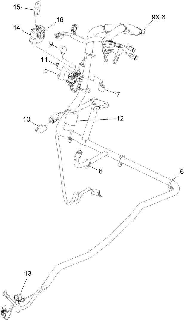 Wire Harness Assembly No. 126-9535