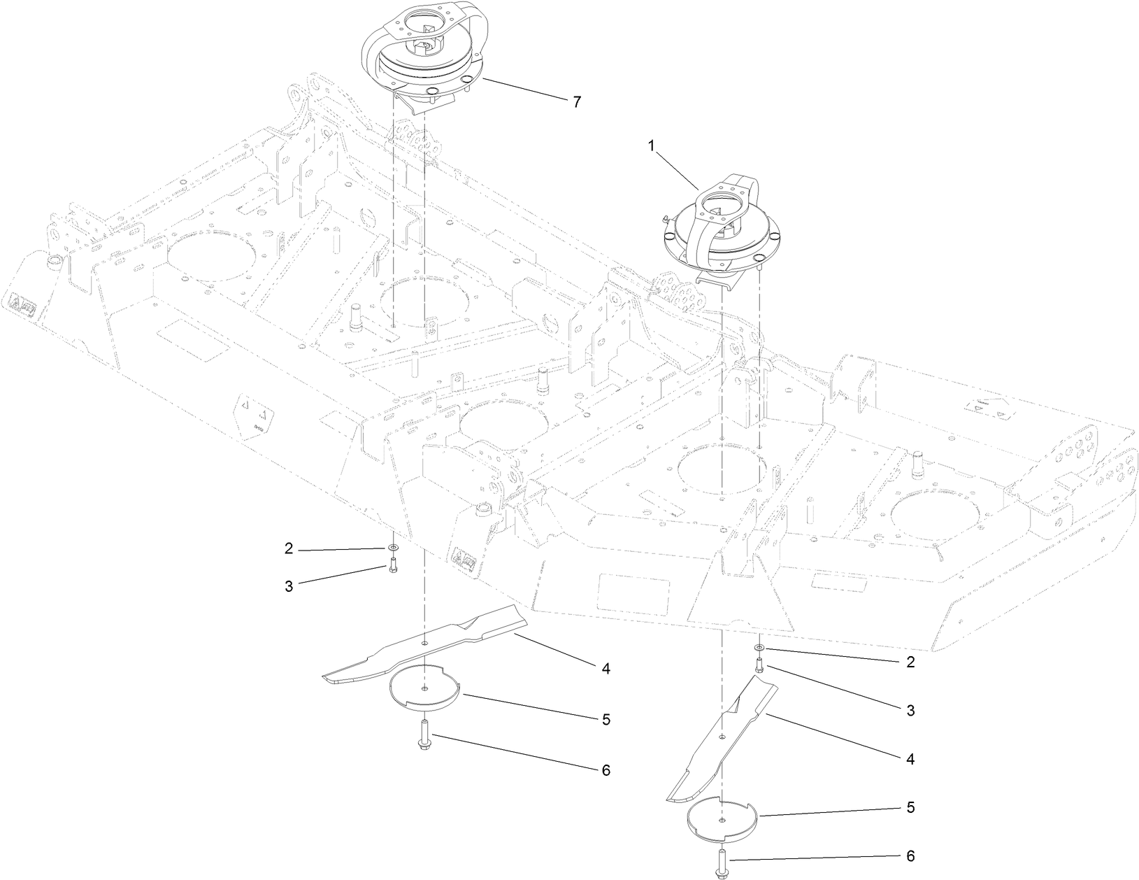 Spindle and Blade Assembly